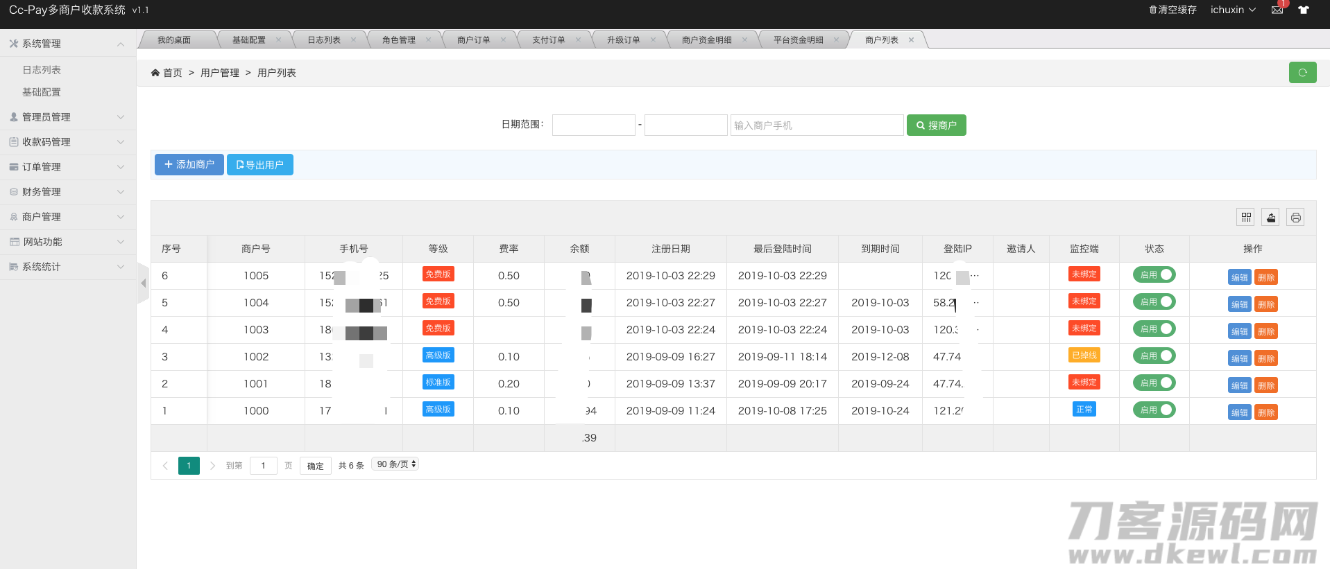 CcPay多商户个人收款码支付系统源码- CcPay多商户个人收款码支付系统源码-