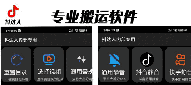 （6576期）对外收费699抖音傻瓜式一键搬运，起号专用5分钟一个视频《软件+详细教程》