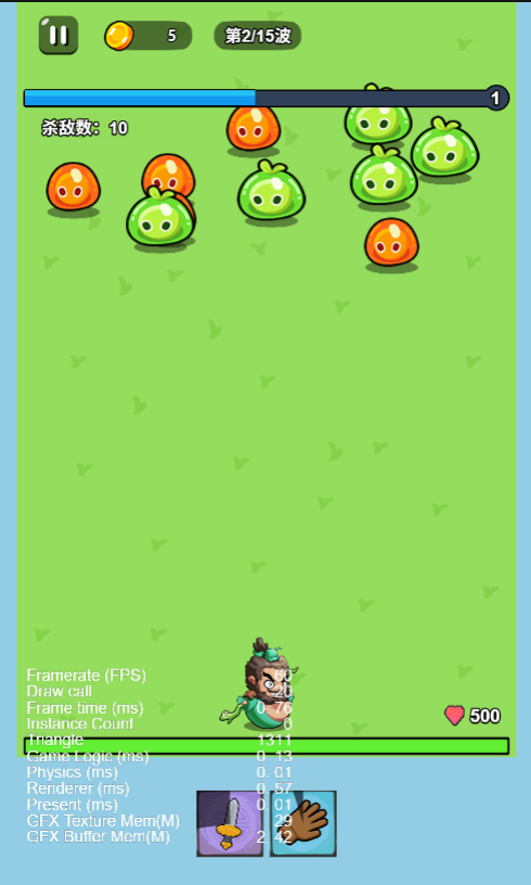 cocos3 背包英雄保卫战 广告掘金小游戏